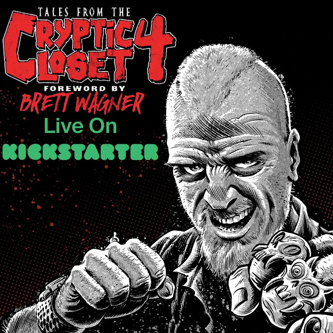 Guerrilla_Pub's tweet photo. Bill Halliar & Brett Wagner (Texas Chainsaw Massacre 2003) team up to deliver a bone-chilling intro to Tales from the Cryptic Closet 4! Want this horror anthology in your hands? Comment below or DM us for the details! ๐ฉธ๐
#HorrorComics #BrettWagner #HorrorFans #ComicCommunity https://t.co/Argo0pV7b6