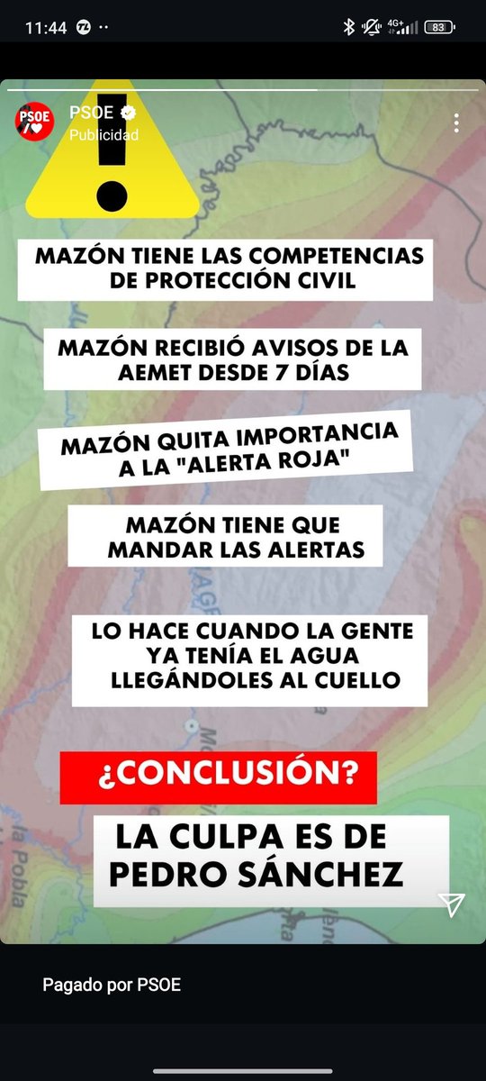 Manu_m87's tweet photo. Hola @PSOE , creeis que es necesario gastar dinero en publicidad cuando hay gente que lo ha perdido todo? No sería mas conveniente ayudar y ceder ese dinero? No os voy a decir lo que sois, porqué no mereceis que nadie se rebaje a vuestro nivel https://t.co/h71sGqw825