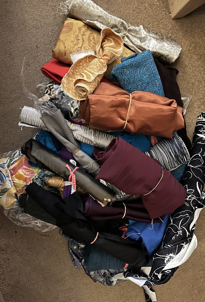 Huge haul of material from <a href="/BrumScrapstore/">Scrapstore Birmingham</a> today. All for just £6! Great value!