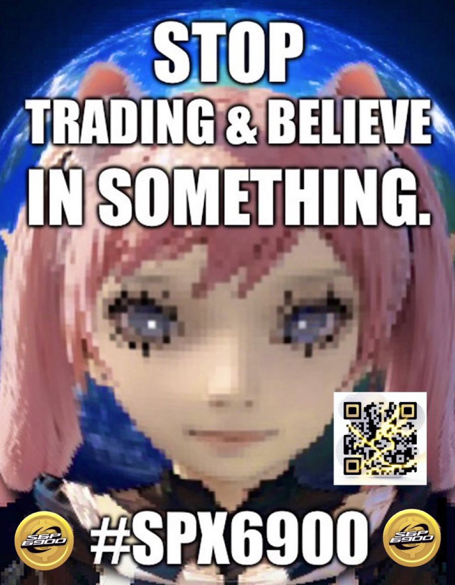 MustStopMurad's tweet photo. @mikadontlouz If any Memecoin ever does #SPX6900 is the one most likely to do it

- Strongest Narrative by far.
- Most Ambitious by far.
- Movement, not a Coin.

This is a next level spiritual asset with the most passionate community that is growing fast. https://t.co/jzMo9KYLA7