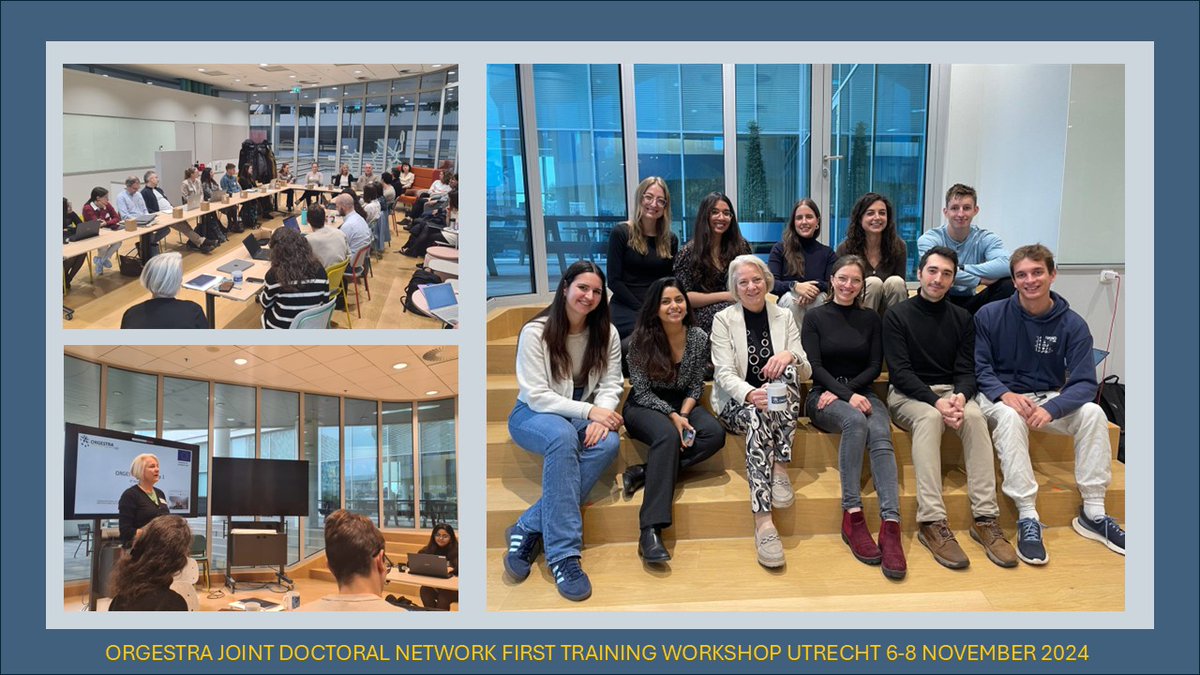 ORGESTRA_DN's tweet photo. With Day 2 of our first workshop almost completed its been a great opportunity for collaboration and networking within the ORGESTRA project. This project brings together an amazing group of talented and motivated doctoral candidates so expect exciting science to come! #msca https://t.co/HL5PtMsl3r