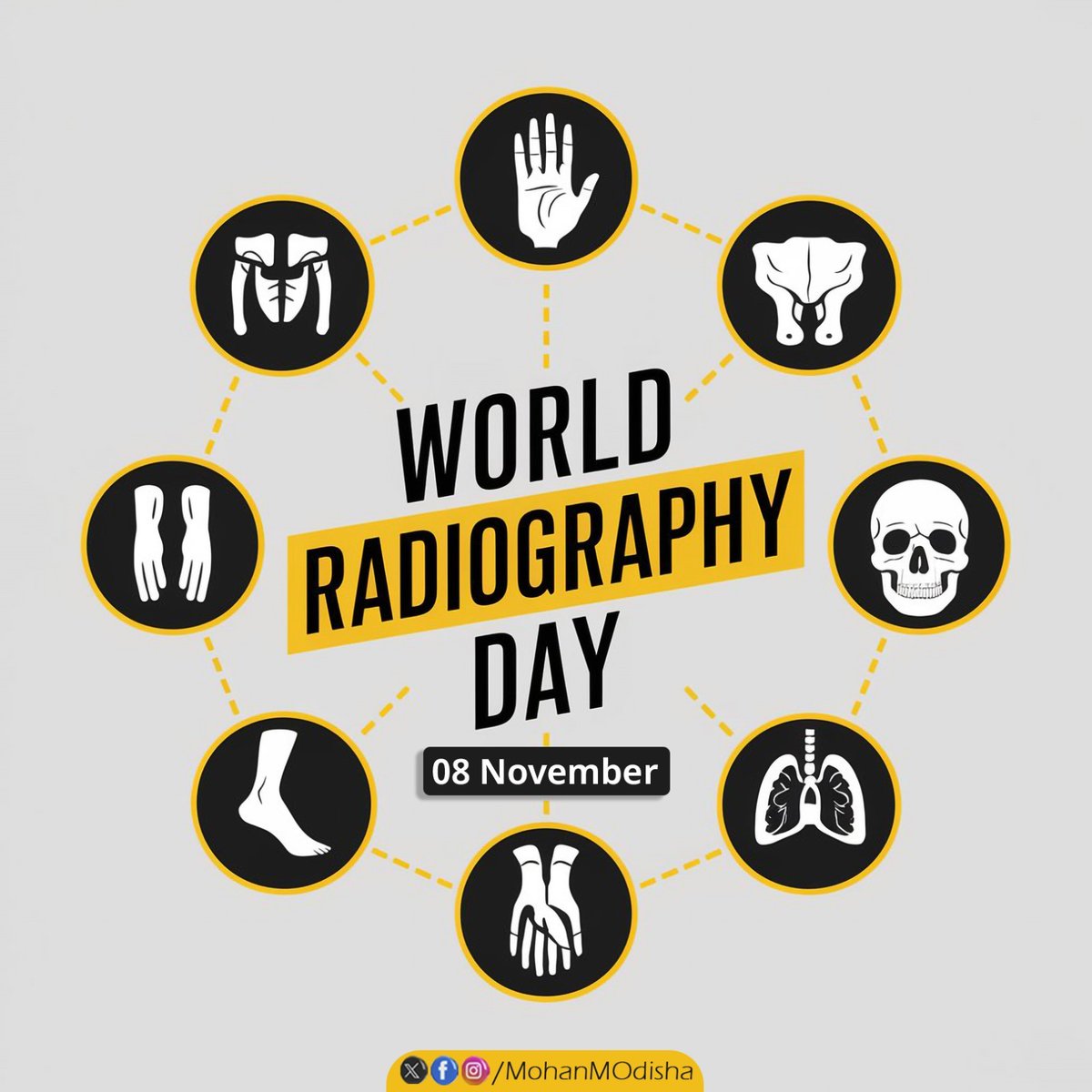 MohanMOdisha's tweet photo. On #WorldRadiographyDay, we sincerely thank radiologists around the world. Your expertise and commitment are vital to patient care and we appreciate your hard work and dedication. https://t.co/6FW1ucQSUX
