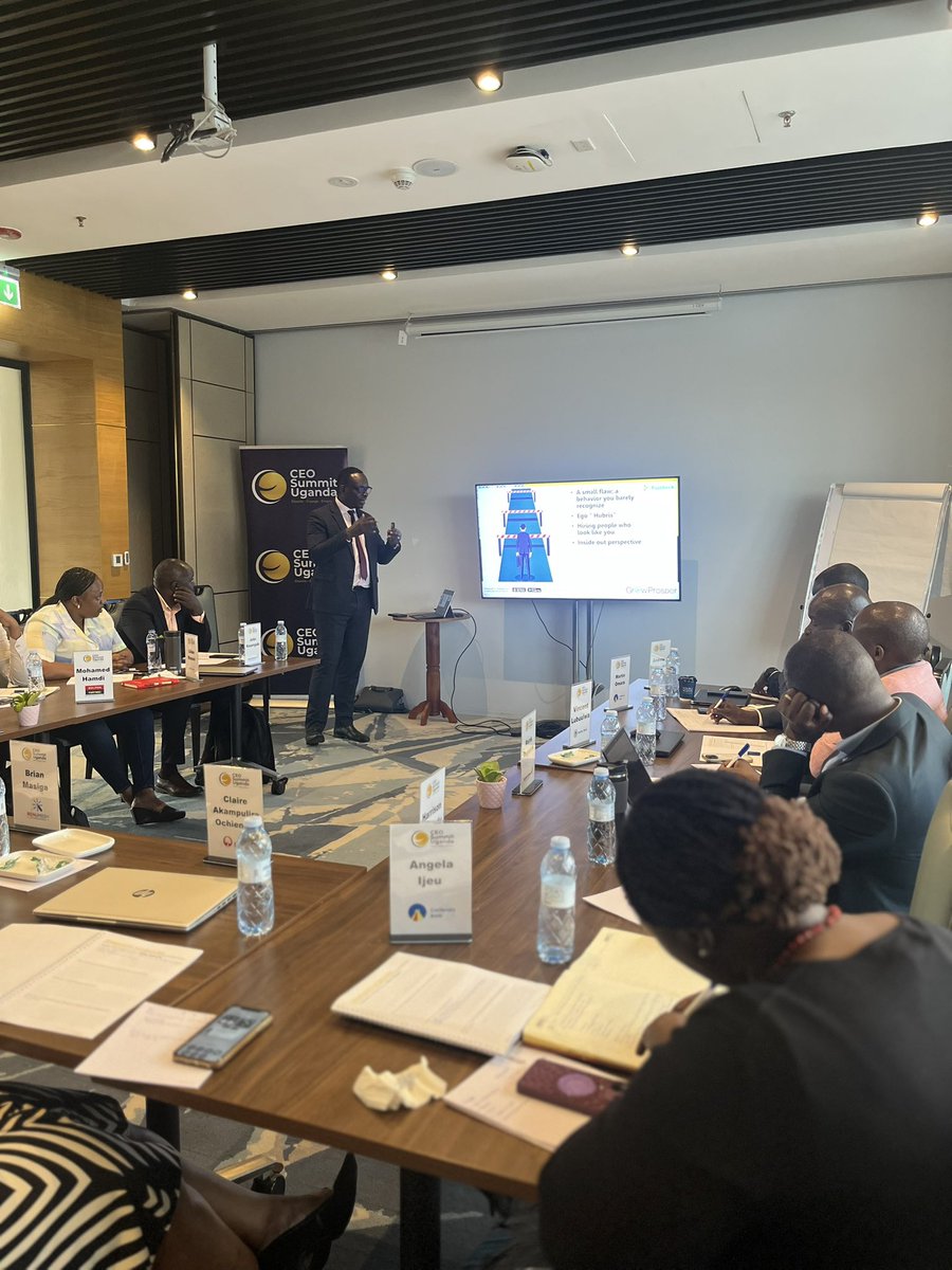Iron sharpens iron and so does leadership; a leader mentors another by guiding them up the leadership ladder, and thus the chain continues. 

Today, at the CEO Apprenticeship Program, organized by <a href="/ceosummituganda/">CEO SUMMIT UGANDA</a> ,  I shared insights on "What Got You Here, Won’t Get You There,"