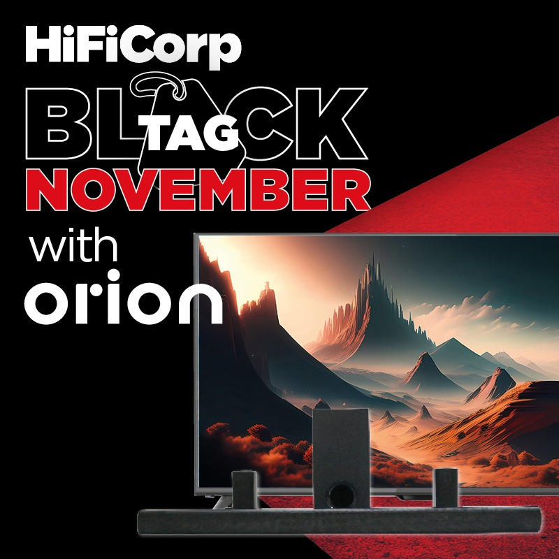 ShopPolokwane's tweet photo. 📷 Black Tag November is here, and you know what that means—massive deals on Orion TVs and Audio!
Hurry, because these Black Tag prices won’t last long! 📷 Shop in-store or online.
https://t.co/iwLCxmgGtx
Valid until 17 November 2024. https://t.co/LKxNaqbx7R