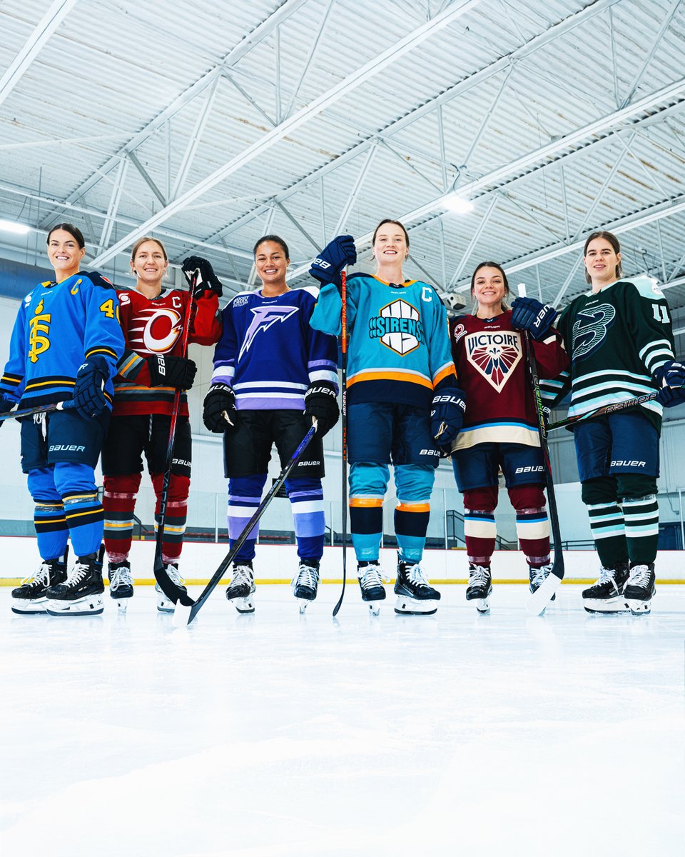 THE OFFICIAL LOOK OF THE PWHL IS HERE. Six teams. Six new identities. One collection that represents the future of the women’s game.

Early access available now at shop.thepwhl.com. Coming to bauer.com and hockey retail stores on November 14th.