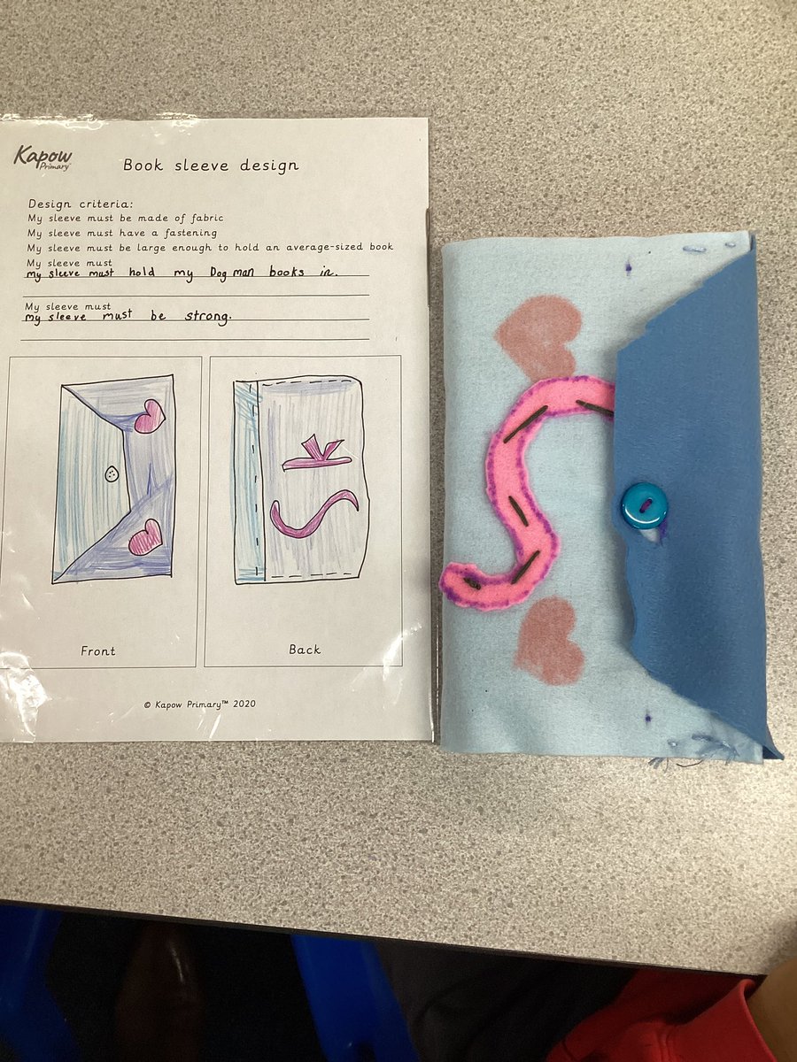 ArchibaldFirst's tweet photo. Class 10 have begun to make their book sleeves with fastenings following our designs. They look fabulous! #AFSDT https://t.co/f4dR9hAFfm