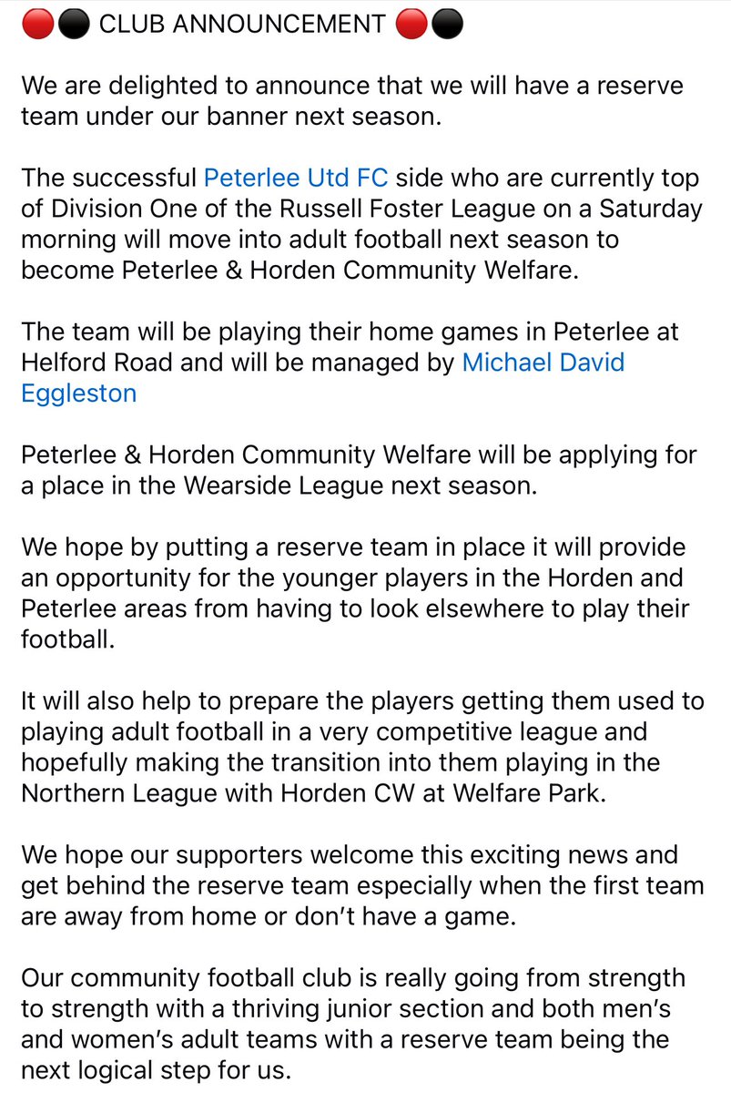 Horden Community Welfare FC (@hordencwfc) on Twitter photo 