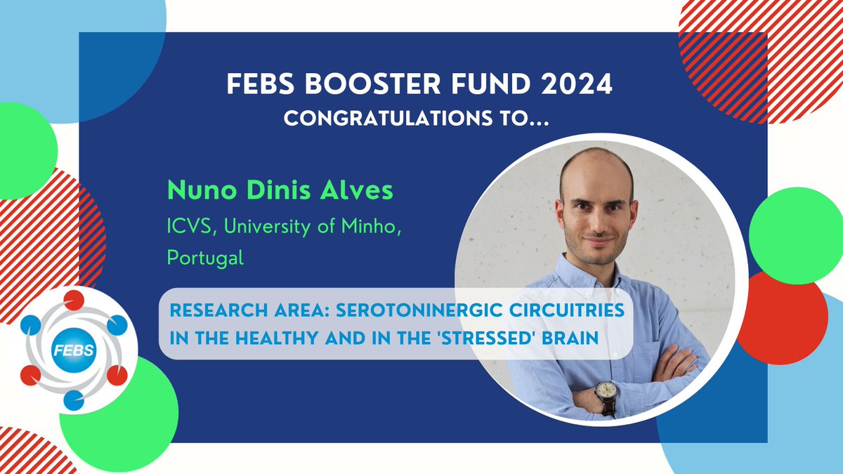 Congratulations to Nuno Dinis Alves <a href="/ndinisalves/">Nuno Dinis Alves</a> from ICVS <a href="/icvs_uminho/">ICVS</a> <a href="/Med_UMinho/">Escola de Medicina UMinho</a> <a href="/UMinho_Oficial/">Universidade Minho</a> in Portugal for receiving a 2024 FEBS Booster Fund grant to develop his research #FEBSBoosterFund febs.org/news/febs-boos…
