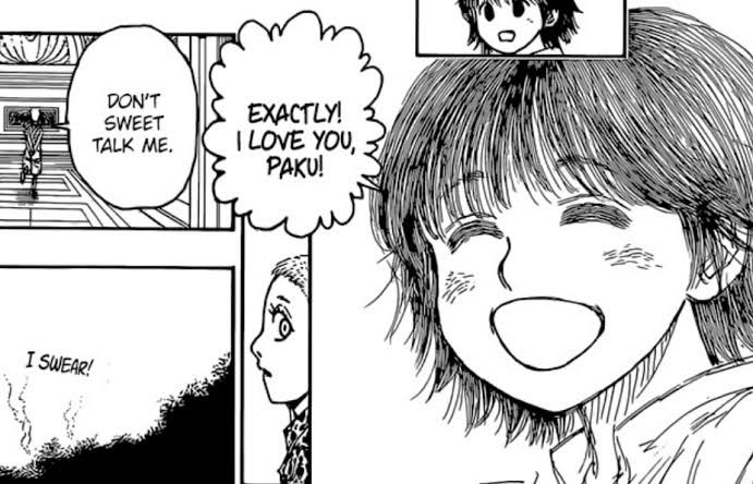 krinclemanc's tweet photo. @kvromachi So she’s canonically in love with Chrollo?! 
Oh my gossssshhh!!! But as much as I really like their chemistry, it is indeed unrequited because Chrollo has a childhood sweetheart already 🥲personally I think their love is platonic. But it could be interpreted both ways. https://t.co/jtJ9351rfb