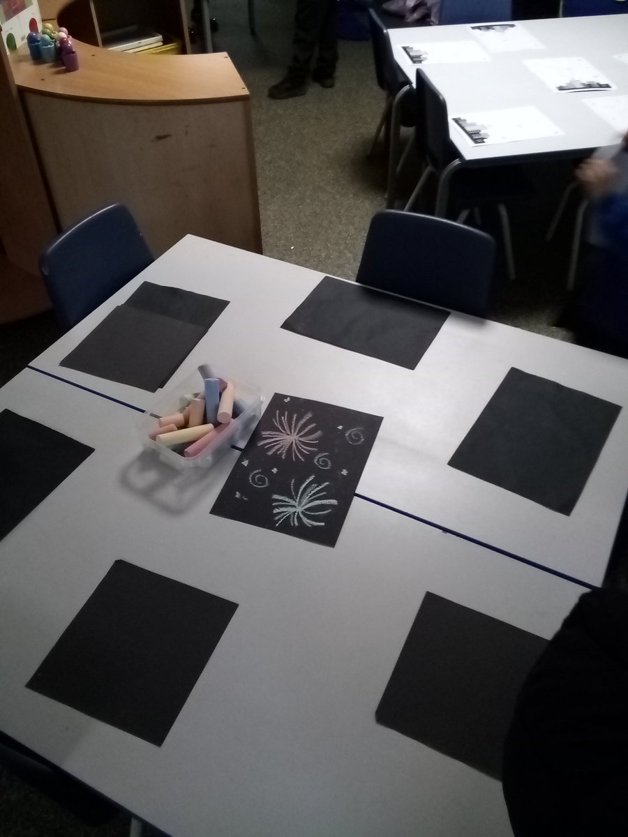 We have enjoyed learning about Diwali this week and getting creative making firework pictures and rangoli patterns.