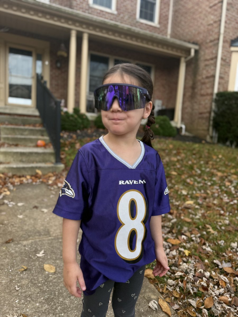 In her <a href="/Lj_era8/">Lamar Jackson</a>. #RavensFlock