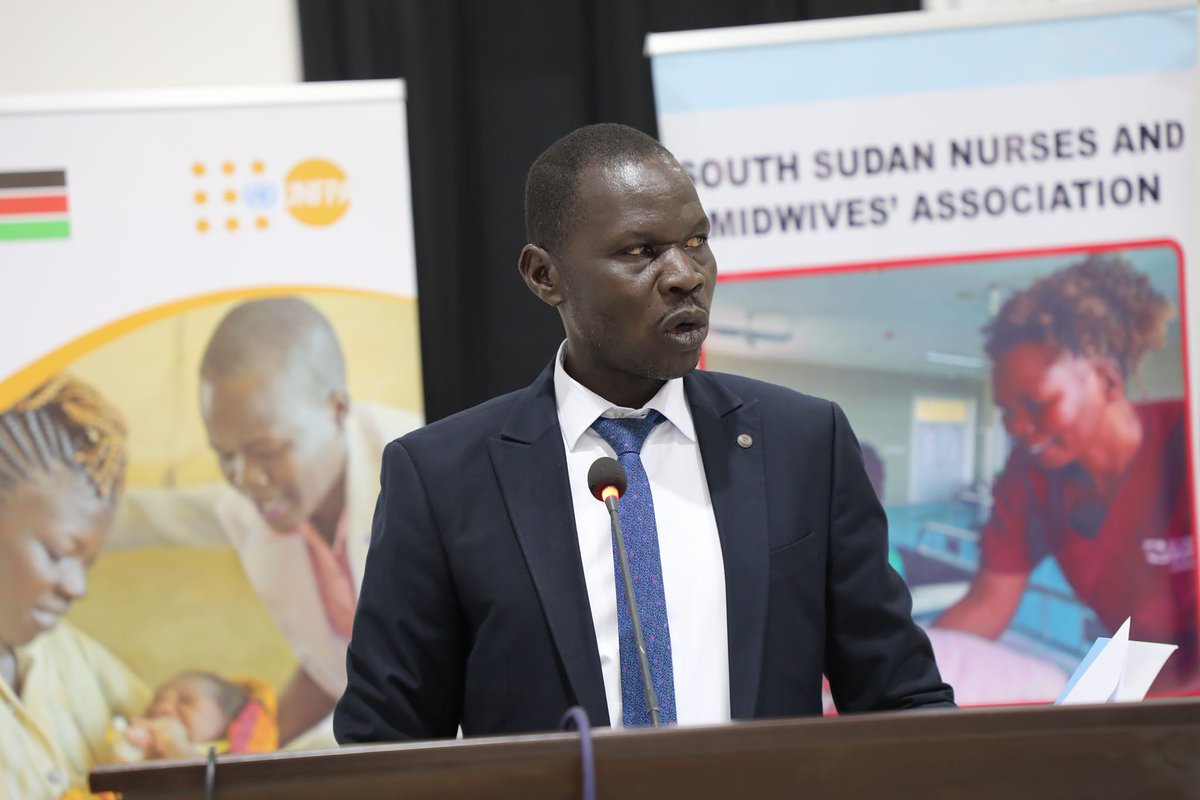 SSNAMA_'s tweet photo. The Nursing and Midwifery Bill of 2024 is more than a piece of legislation; it is a promise—a promise to build a future where every woman, every child, and every family can rely on a resilient, skilled, and compassionate health workforce." Esperance Fundira,
UNFPA OiC https://t.co/3Q9EiUbsGb