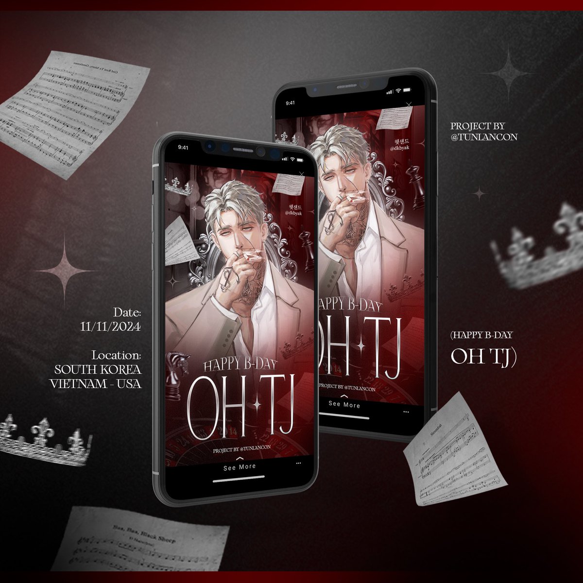 #HAPPY_TJ_DAY
#태준이_11일11일
#Bornforthis_therealKing 
#FromTunLancon_VIETNAM 🇻🇳

👑 𝐈𝐍𝐒𝐓𝐀𝐆𝐑𝐀𝐌 𝐀𝐃𝐒 𝐅𝐎𝐑 𝐓𝐇𝐄 𝐑𝐄𝐀𝐋 𝐊𝐈𝐍𝐆 - 𝐓𝐉 𝐎𝐇 𝐁-𝐃𝐀𝐘 👑

📍: 🇻🇳🇰🇷🇺🇸

🗓️: 2024/11/11

<a href="/dkbyak/">DOYAK</a> <a href="/Do7_ENT/">Do7 Ent.</a> 
#WetSand #웻샌드