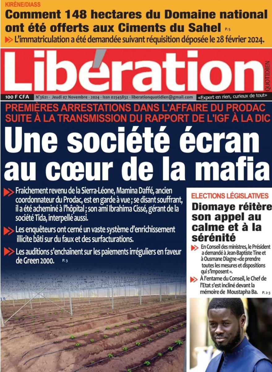 AlymanaAly's tweet photo. Effarant ! Vivement que tout crci soit porte a la connaissance du public. Et que la Justice fasse son travail. https://t.co/ZRc8nmD61r