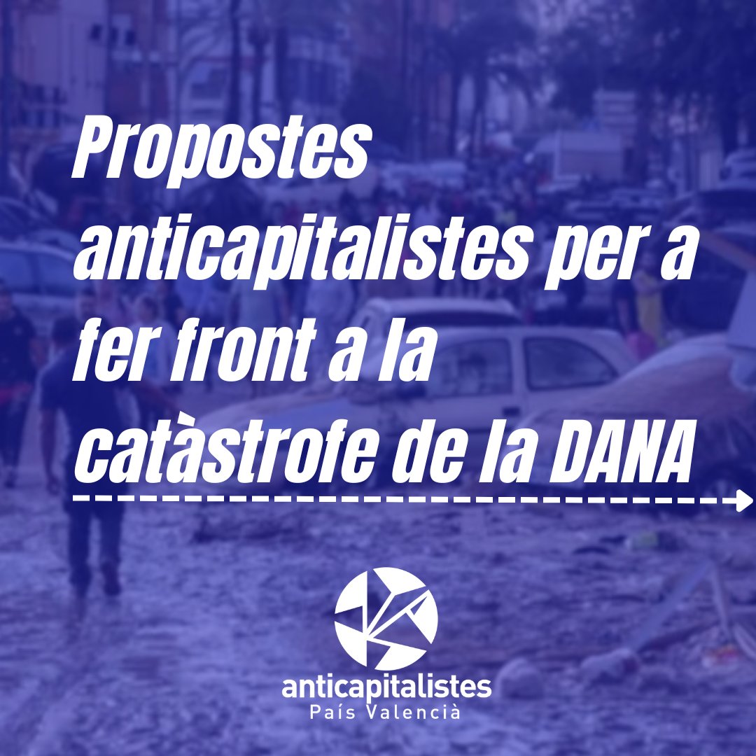 1) Mentres els governs retallen serveis públics i els empresaris obliguen la classe treballadora a arriscar la seua vida, som les treballadores i treballadors els que paguem el preu.

Catàstrofes com la DANA exigixen una resposta a l'altura de la situació.