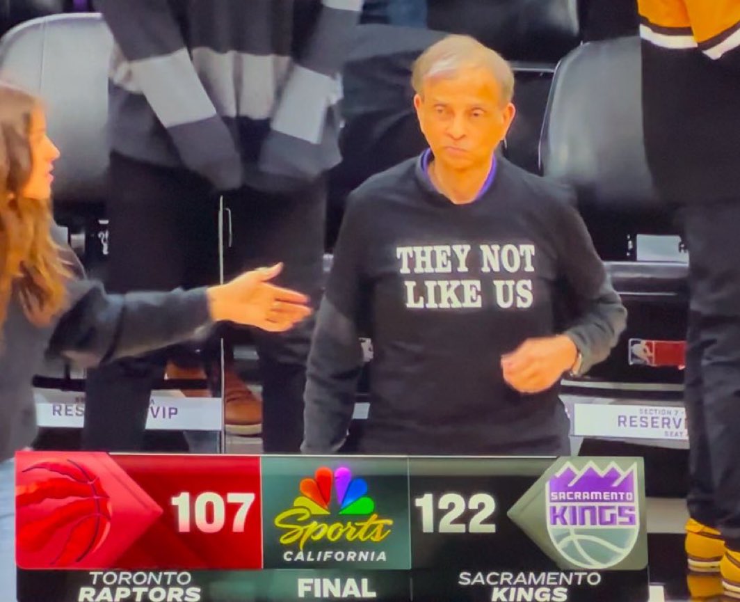 This is the Kings owner having Demar DeRozan back after that Drake nonsense in Toronto!