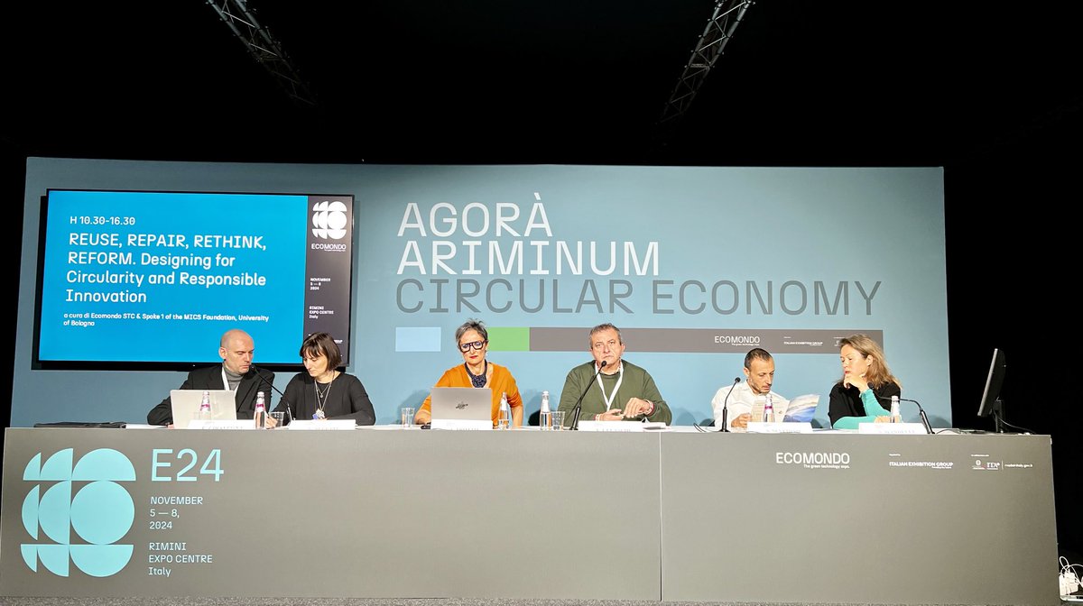 Talking about reuse and repair ⁦<a href="/Ecomondo/">Ecomondo</a>⁩ Really a great event!!!!