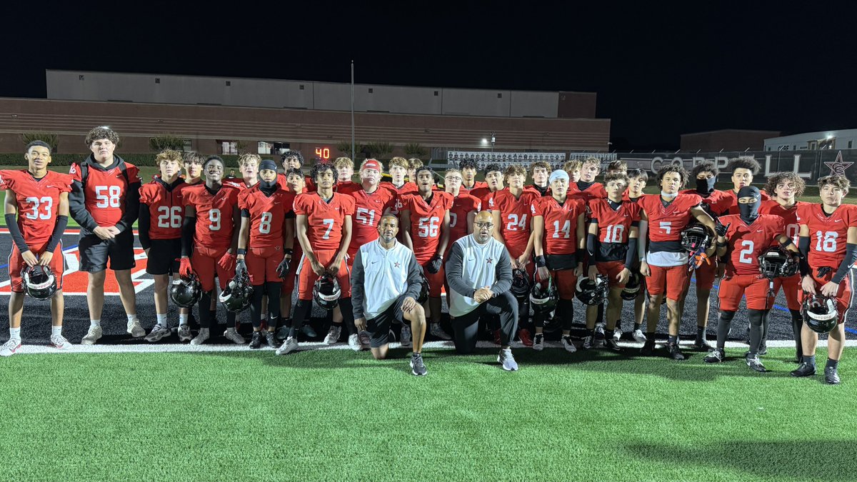 Tony Newsome (@coach_newsome) on Twitter photo The future is bright for these young <a href="/coppellfootball/">Coppell Football</a> Cowboys!! Both freshmen teams finished with an 8-2 record and closed out the season with big wins vs. a cross town rival..
#CFND
#GoCowboys
🔴⚫️ The future is bright for these young <a href="/coppellfootball/">Coppell Football</a> Cowboys!! Both freshmen teams finished with an 8-2 record and closed out the season with big wins vs. a cross town rival..
#CFND
#GoCowboys
🔴⚫️
