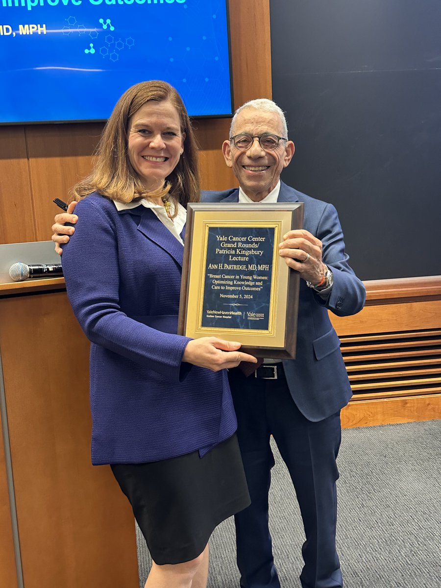 Yale Cancer Center (@yalecancer) on Twitter photo Thank you to <a href="/AnnPartridgeMD/">Ann Partridge MD, MPH</a> <a href="/harvardmed/">Harvard Medical School</a> <a href="/DanaFarber/">Dana-Farber</a> for joining us to present #GrandRounds on the care of young adults with #breastcancer and the unique challenges they face. Watch her talk now youtube.com/watch?v=izOlDMā¦. #bcsm <a href="/SmilowCancer/">Smilow Cancer Hospital</a> <a href="/YaleMed/">Yale School of Medicine</a> <a href="/YNHH/">Yale New Haven Hosp</a> <a href="/YaleBreast/">YaleBreastCancer</a> Thank you to <a href="/AnnPartridgeMD/">Ann Partridge MD, MPH</a> <a href="/harvardmed/">Harvard Medical School</a> <a href="/DanaFarber/">Dana-Farber</a> for joining us to present #GrandRounds on the care of young adults with #breastcancer and the unique challenges they face. Watch her talk now youtube.com/watch?v=izOlDMā¦. #bcsm <a href="/SmilowCancer/">Smilow Cancer Hospital</a> <a href="/YaleMed/">Yale School of Medicine</a> <a href="/YNHH/">Yale New Haven Hosp</a> <a href="/YaleBreast/">YaleBreastCancer</a>