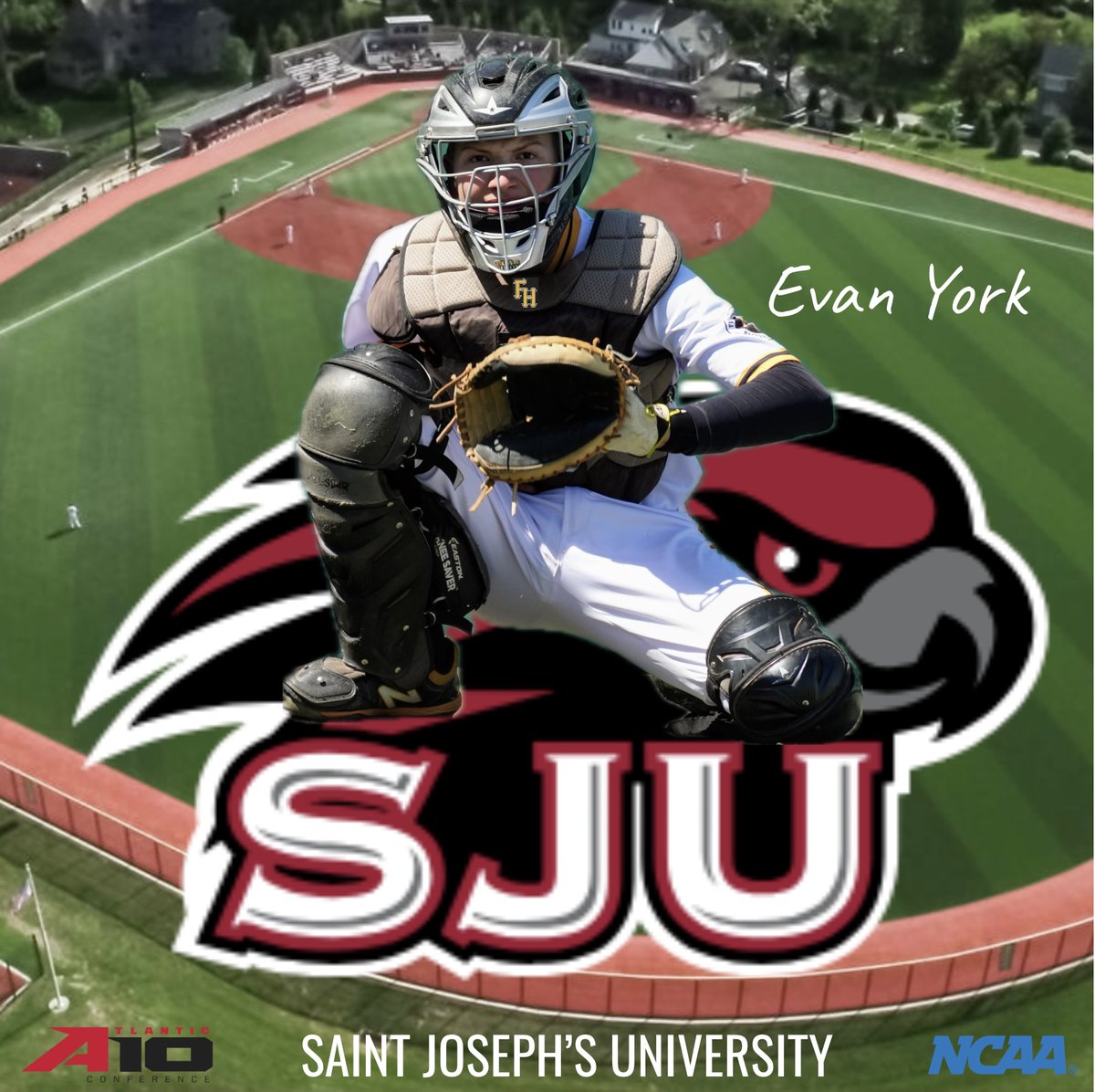 I am excited &amp; honored to announce my commitment to play D1 baseball at Saint Joseph’s University in Philadelphia.

Thank you to my family and all my <a href="/FHPirates/">Fieldhouse Pirates</a> coaches and teammates.

Thank you Coach Hamburg, Coach Hileman and Coach Neiman of <a href="/SJUHawks_Base/">Saint Joseph's Baseball</a> for this opportunity.