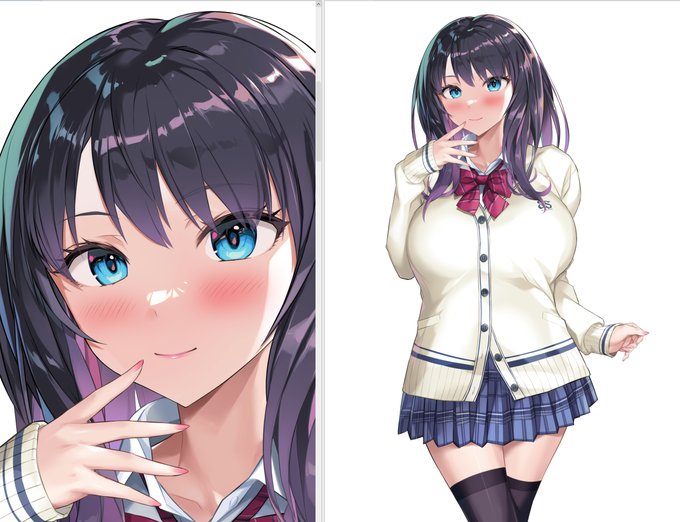 だいたいこんな感じかな
どうせすぐ脱がすんだけど……
次は下着のデザインしないと 