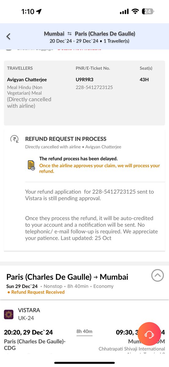 ath_bhandarkar's tweet photo. @makemytripcare @airindia Ive been waiting for weeks for my refund but there is no update at all. make my trip just giving me false promises but nobody actually helps. Please give me my money back…
Someone please help @jagograhakjago @IATA @DGCAIndia 🙏 https://t.co/9n0wsnqDeO