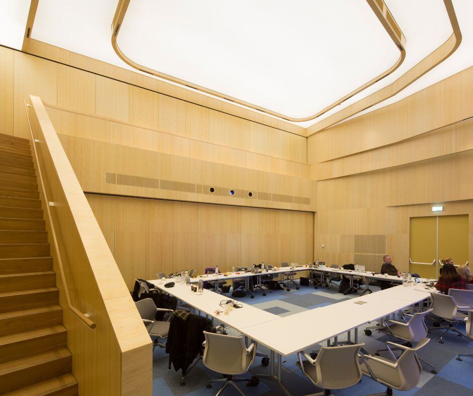 mosogroup's tweet photo. The AkzoNobel Center in Amsterdam, awarded a BREEAM Excellent certificate, showcases sustainability inside and out!
Discover how MOSO Bamboo Supreme Flooring and MOSO Bamboo Veneer add warmth, lightness and an eco-firendly touch.
🔗See more and credits:
https://t.co/yTfdceMvsl https://t.co/mBW9bA7mJC