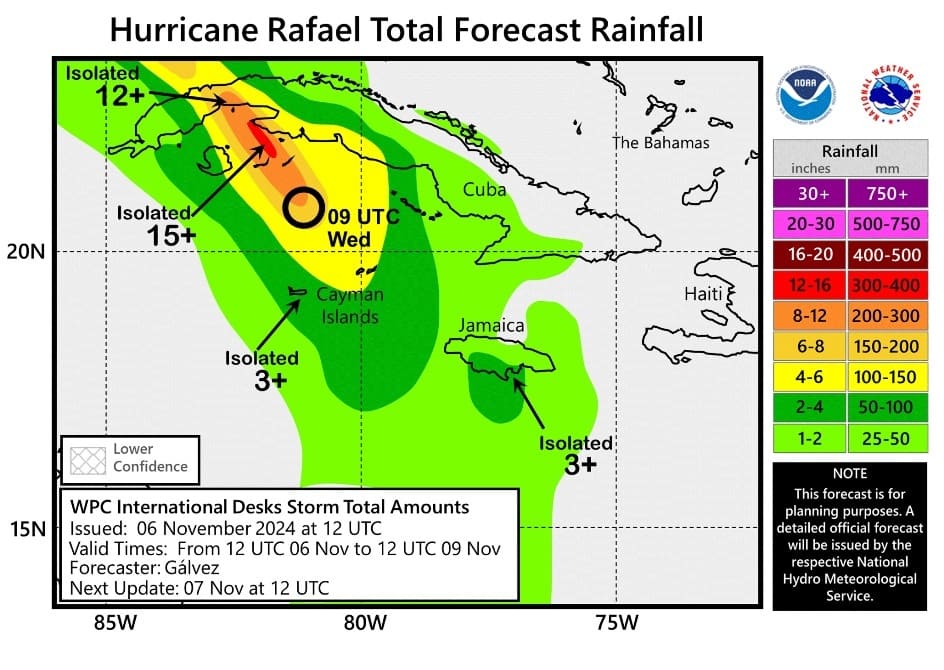 PrensaLatina_cu's tweet photo. Las lluvias asociadas al #huracanRafael  aún impactan sobre territorio occidental de #Cuba 🇨🇺 provocando significativas precipitaciones

Más en #PrensaLatina 
🔗https://t.co/ioL4lACC3j https://t.co/vwJvDGV9As
