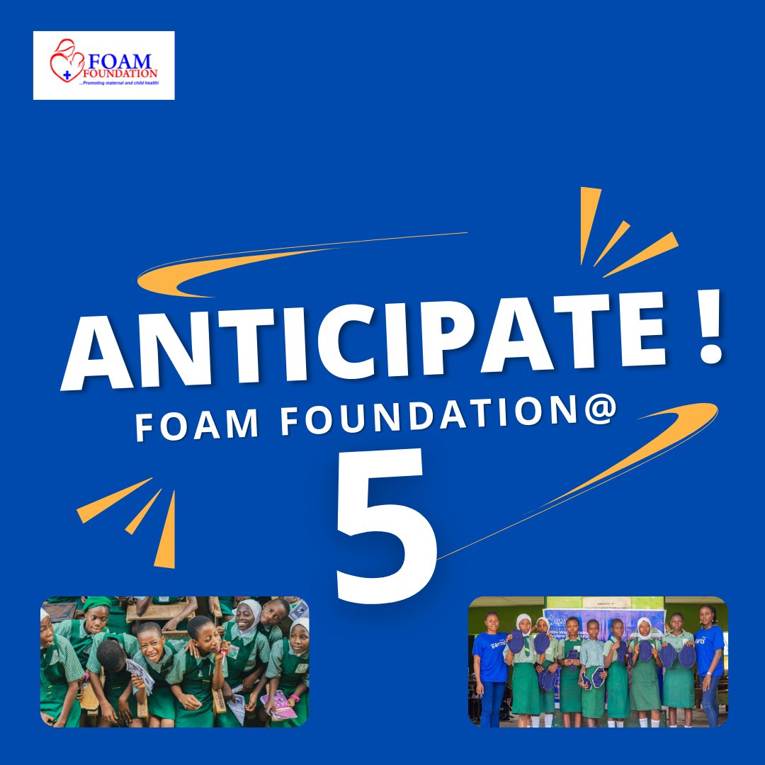 foamfoundation's tweet photo. F.O.A.M. Foundation will be 5 years this month, and we're planning something special to celebrate our anniversary.

We'll share more details soon.
#FoamFoundation #FOAMis5 #Anniversary #5thYear https://t.co/raNU6aKd2Y