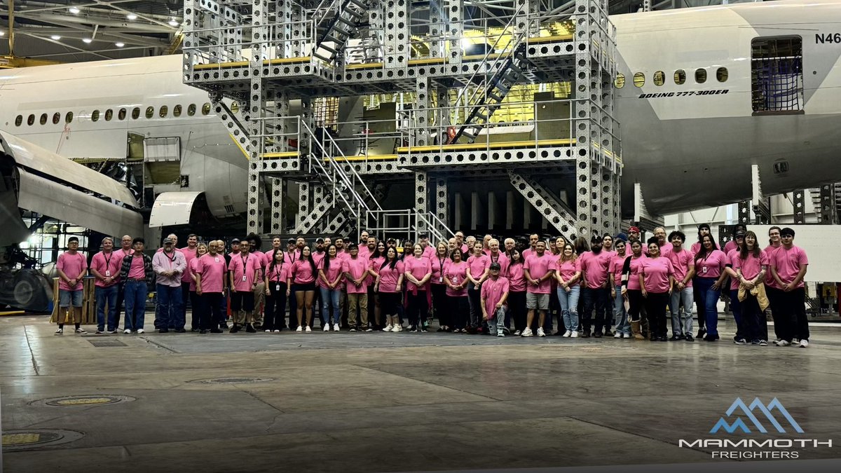 A heartfelt thank you to our dedicated team at Mammoth Freighters for fundraising and proudly wearing pink in support of Breast Cancer Awareness Month.