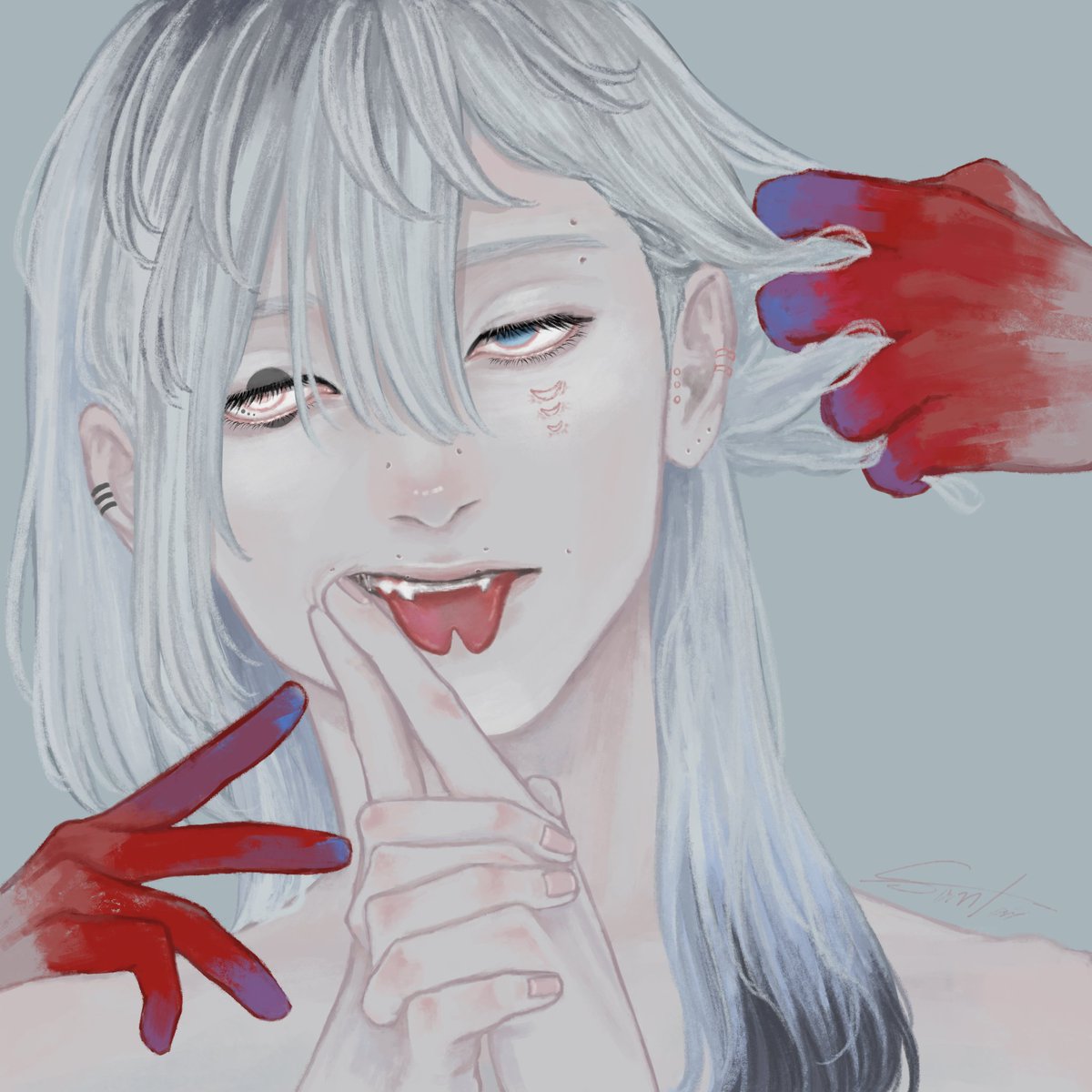 santa_2414's tweet photo. 🌙
#illustration  #oc  #創作男子 https://t.co/Z63m2ZL1cr
