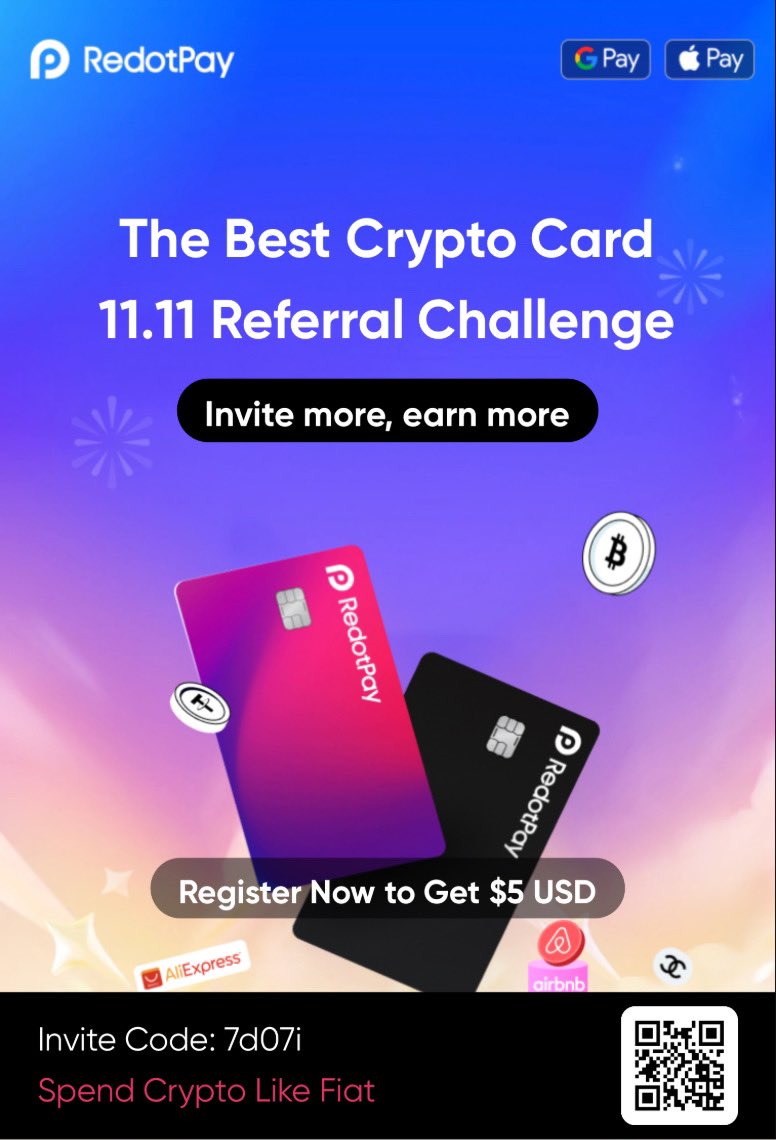 hayzi888's tweet photo. https://t.co/EaGrMIQ9O7

Join now and spend your crypto like fiat. 

Click on the link to get rewards https://t.co/EaGrMIQ9O7

#crypto #redotpay #btc #fiat #Cryptocurrency #investing #InvestmentOpportunity #spend #enjoy #love #care #fun #card #atm #spend https://t.co/RqUZeqVH8G