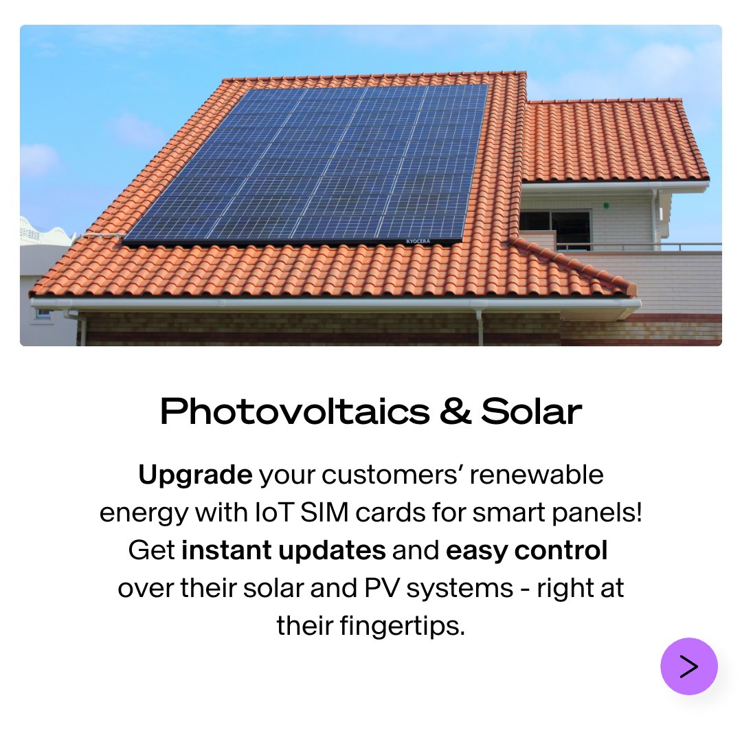 FreeewayIoT's tweet image. Offer your customers the option to connect these 3 types of smart energy devices with IoT SIM cards and watch your revenue grow ⤵️
💌 contact@freeeway.com
#IoT #Connectivity #revenue #Subscriptions