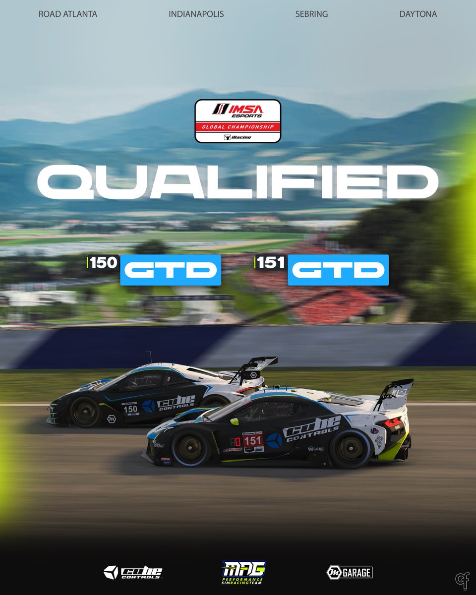 MagSimracing's tweet photo. Cars assigned to MAG-Performance: the powerful McLaren and the fierce Corvette GTP!
Our drivers are ready to push these cars to the limit
IMSA esport by @vcoesports the season begin #TeamMAG is coming for the podium!
Stay tuned for updates and support us on this journey! https://t.co/xIdCob1x9h