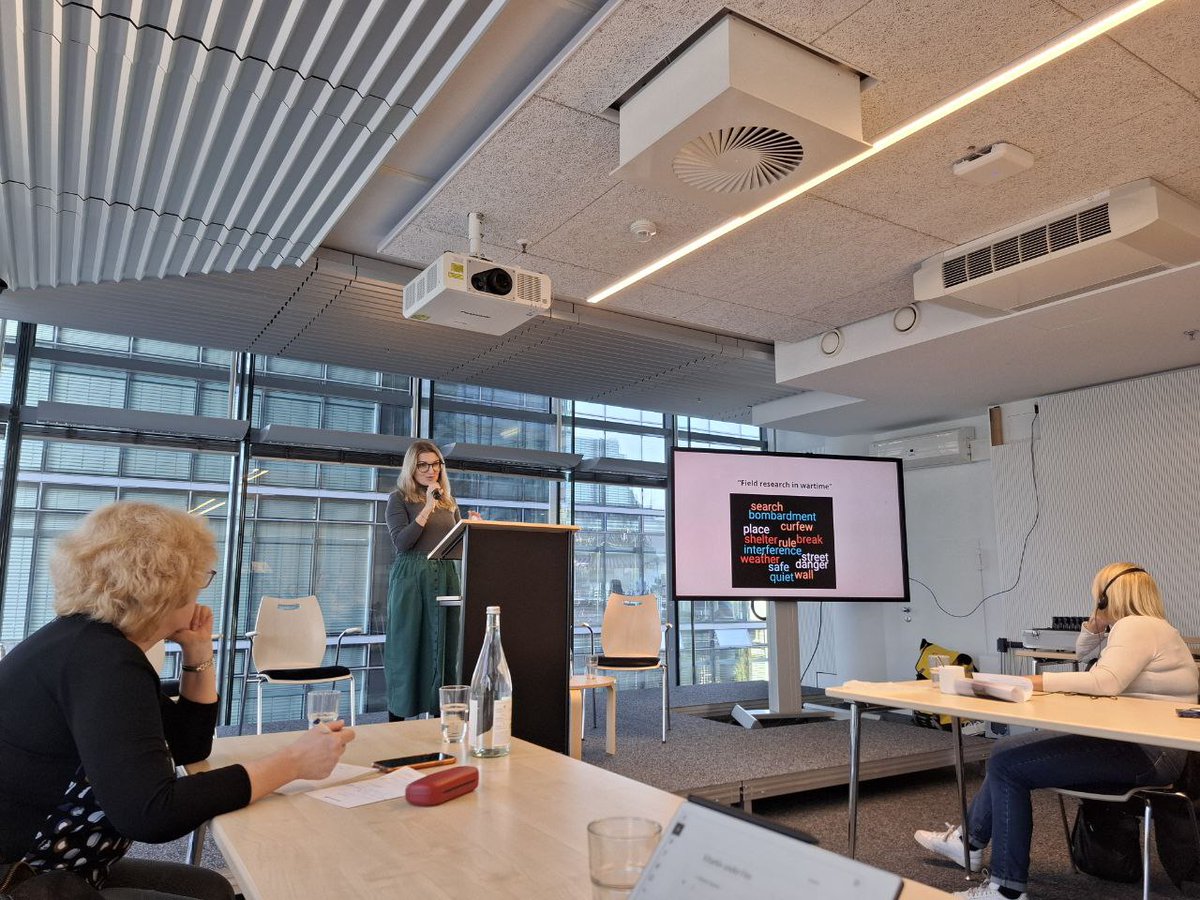#throwback Am 24. und 25.10 fand in Berlin der Workshop »Charkiw unter Beschuss. Stadtgeschichte in Zeiten des Kriegs fortschreiben« statt. Svitlana Telukha berichtete über das ukrainisch-deutsche Projekt »Eine verletzte Stadt«.

Zum Projekt copernico.eu/de/charkiw-die….