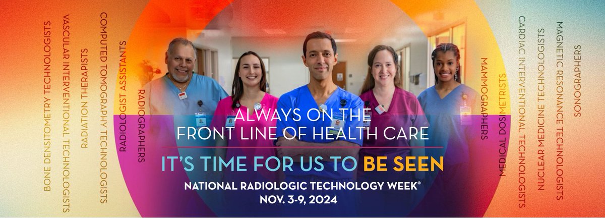 Happy National Radiologic Tech Week to all our wonderful technologists! We can't do our jobs without you.