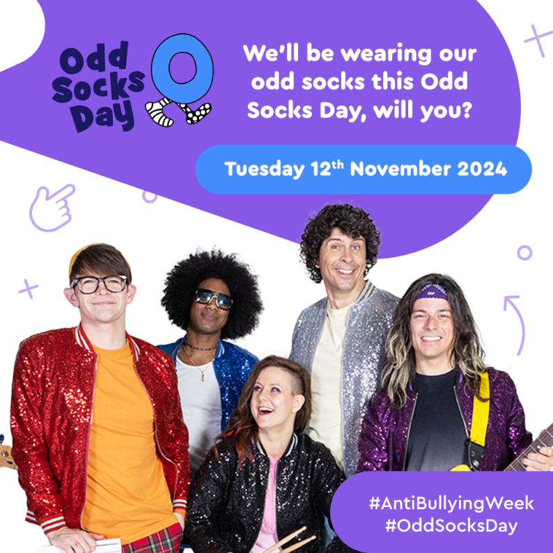 Next week is Anti Bullying Week. Pupils are invited to wear odd socks on Tuesday to support this.