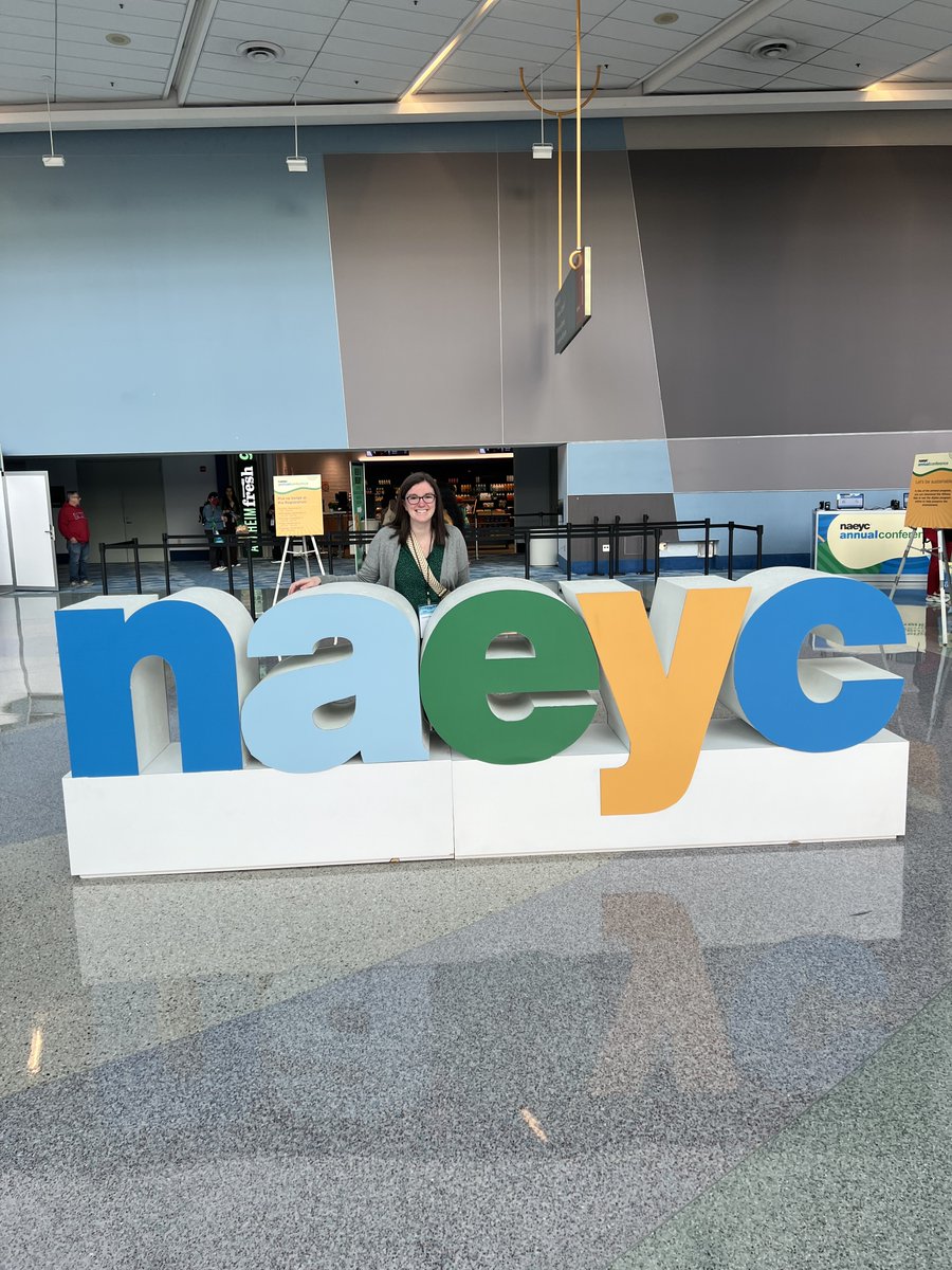 nurturedelc's tweet photo. So excited for the winner of our employee contest to attend the @NAEYC Annual Conference! 🤩 Ms. Lauren (Asst. Admin. at #ddcsmithfield) is spending her week at NAEYC’s Annual Conference - the largest Early Childhood Education gathering in the world.
#NAEYCac #learnteachrepeat https://t.co/TC6bMXg7xw
