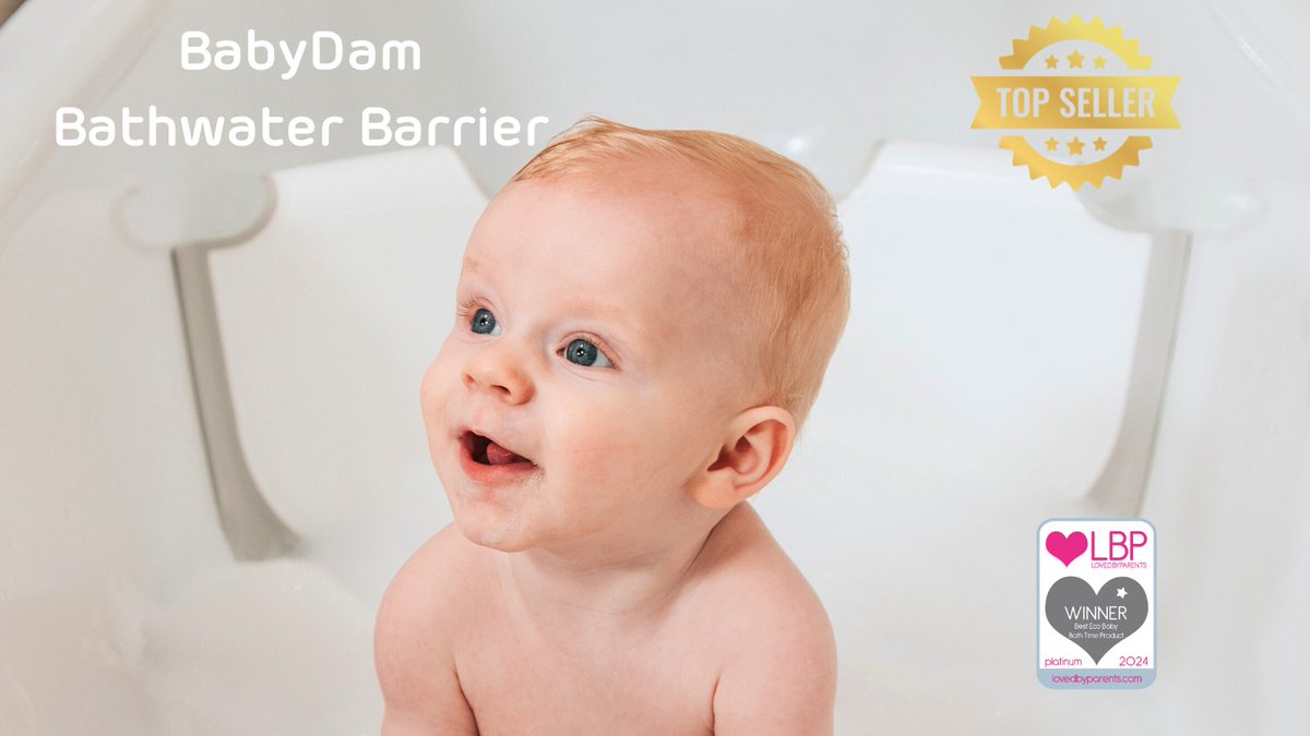 🌟✨ Top Seller✨🌟 Last months top-seller was BabyDam Bathwater Barrier. Suitable from newborn this amazing bath divider fits in your existing bath, creating a smaller, safer, and more efficient bathing area for your little one. 🛁💧 #BabyDam #EcoFriendlyParenting #BabyBathTime