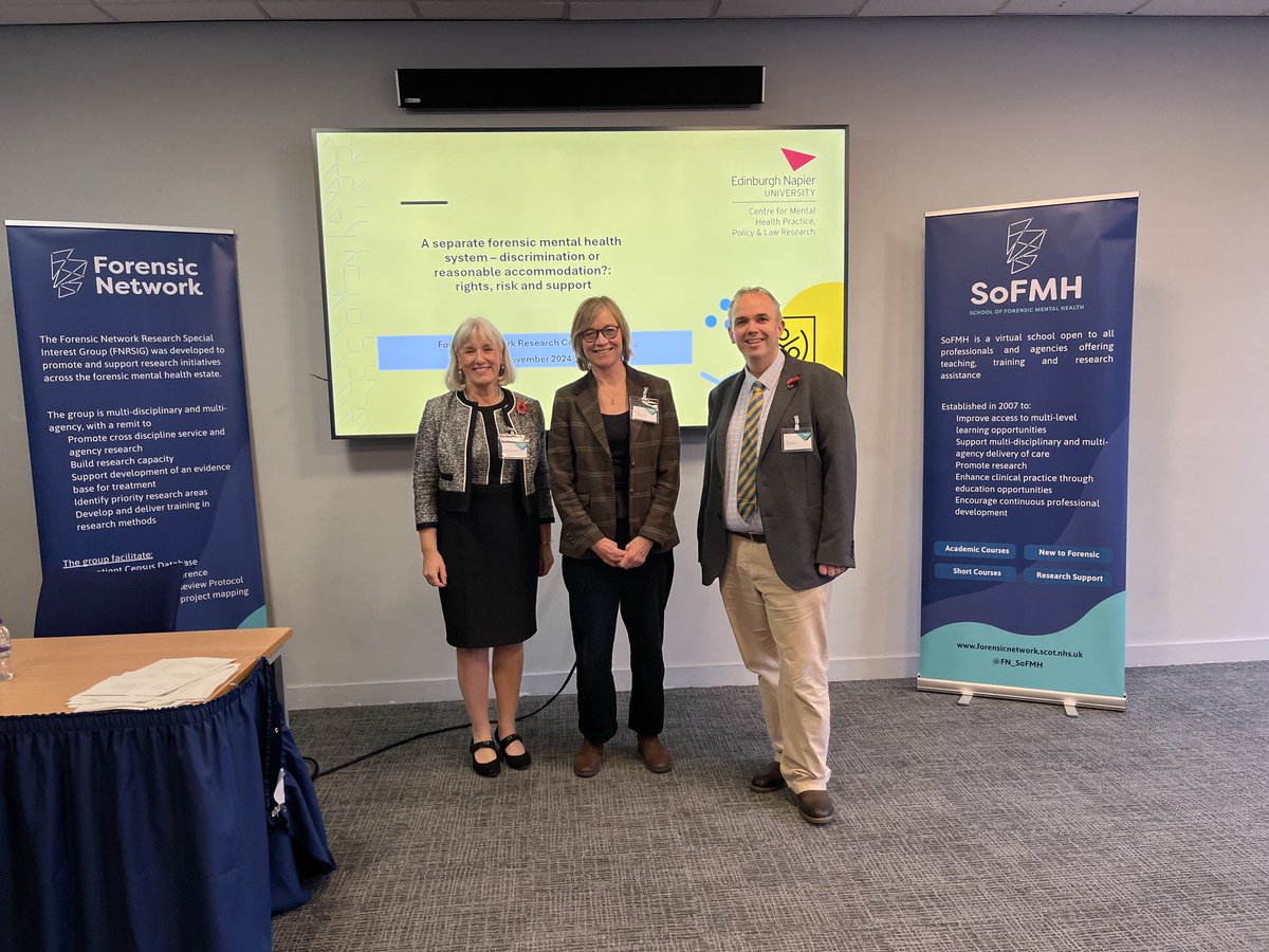 Dr Helen-walker (@helenwa04604579) on Twitter photo Prof Lindsay Thomson and Dr Daniel Bennet welcome Prof Jill Stavert (middle) to the FNRSIG conference at Stirling Court. Having an excellent day so far, great presentations and stimulating discussion 👏👏👏<a href="/FN_SoFMH/">Forensic Network</a> @ClaireLamza <a href="/Lindsay_Tulloch/">Lindsay Tulloch</a> Prof Lindsay Thomson and Dr Daniel Bennet welcome Prof Jill Stavert (middle) to the FNRSIG conference at Stirling Court. Having an excellent day so far, great presentations and stimulating discussion 👏👏👏<a href="/FN_SoFMH/">Forensic Network</a> @ClaireLamza <a href="/Lindsay_Tulloch/">Lindsay Tulloch</a>