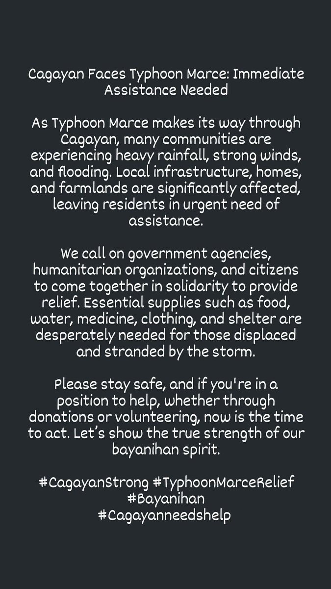 duhitsjabz20's tweet image. #MarcePH #Cagayanneedshelp #prayingforcagayan