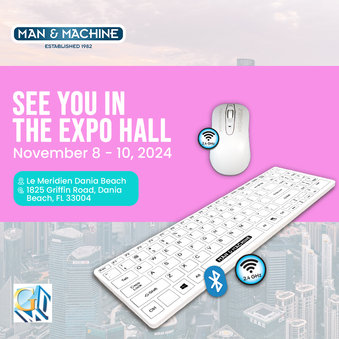 ManAndMachineCo's tweet image. ⏰ Tomorrow’s the day! Stop by our booth MC2 at the Expo Nov 8-10 to see our washable keyboards and mice for dental environments.  #ManAndMachineInc #washablekeyboards #dentalkeyboards