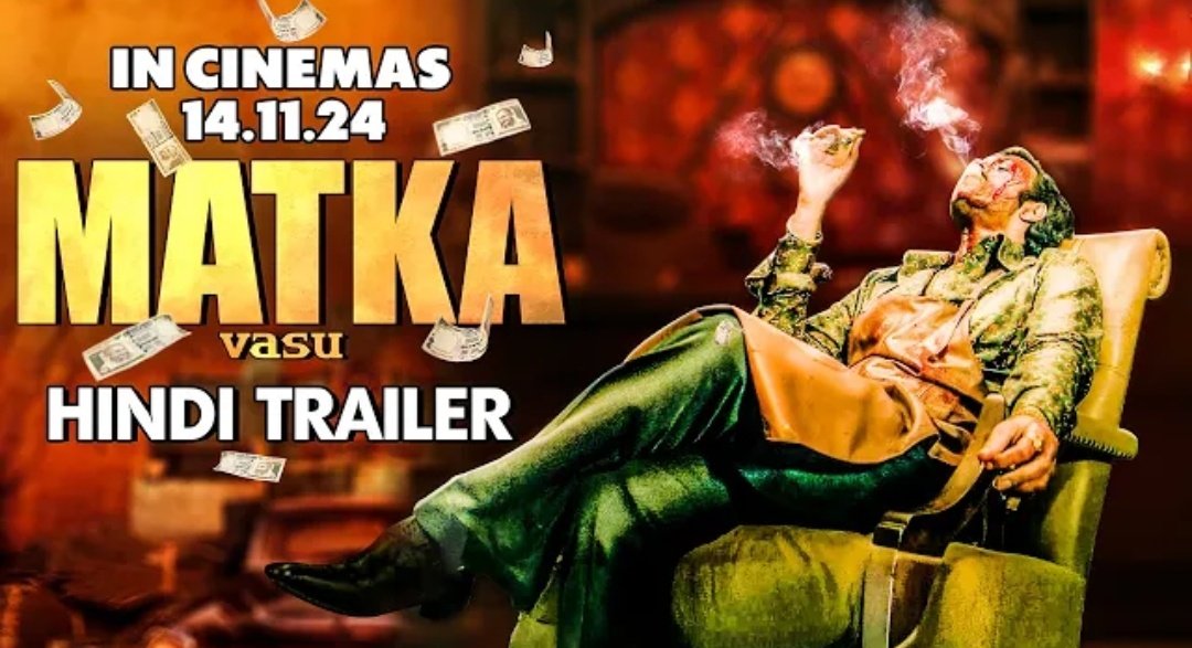 SouthHDUpdates's tweet photo. MATKA IN HINDI RELEASE.. Now Hindi Trailer of #VarunTej's #Matka.

#MatkaTrailer (Hindi) - https://t.co/4CTnwdrMyF

14th November, In Cinemas.

An @gvprakash Musical.

@IAmVarunTej @Meenakshiioffl @norafatehi https://t.co/OkPUxrgT1B