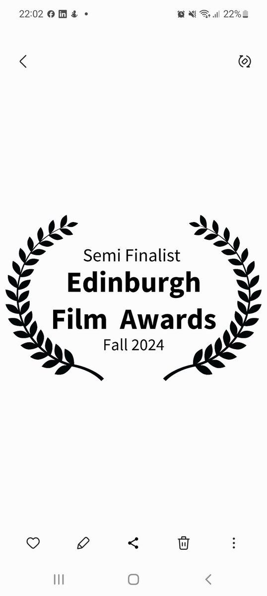 Great to announce that The Divide has been selected for the semi finals of the Edinburgh Film awards.
