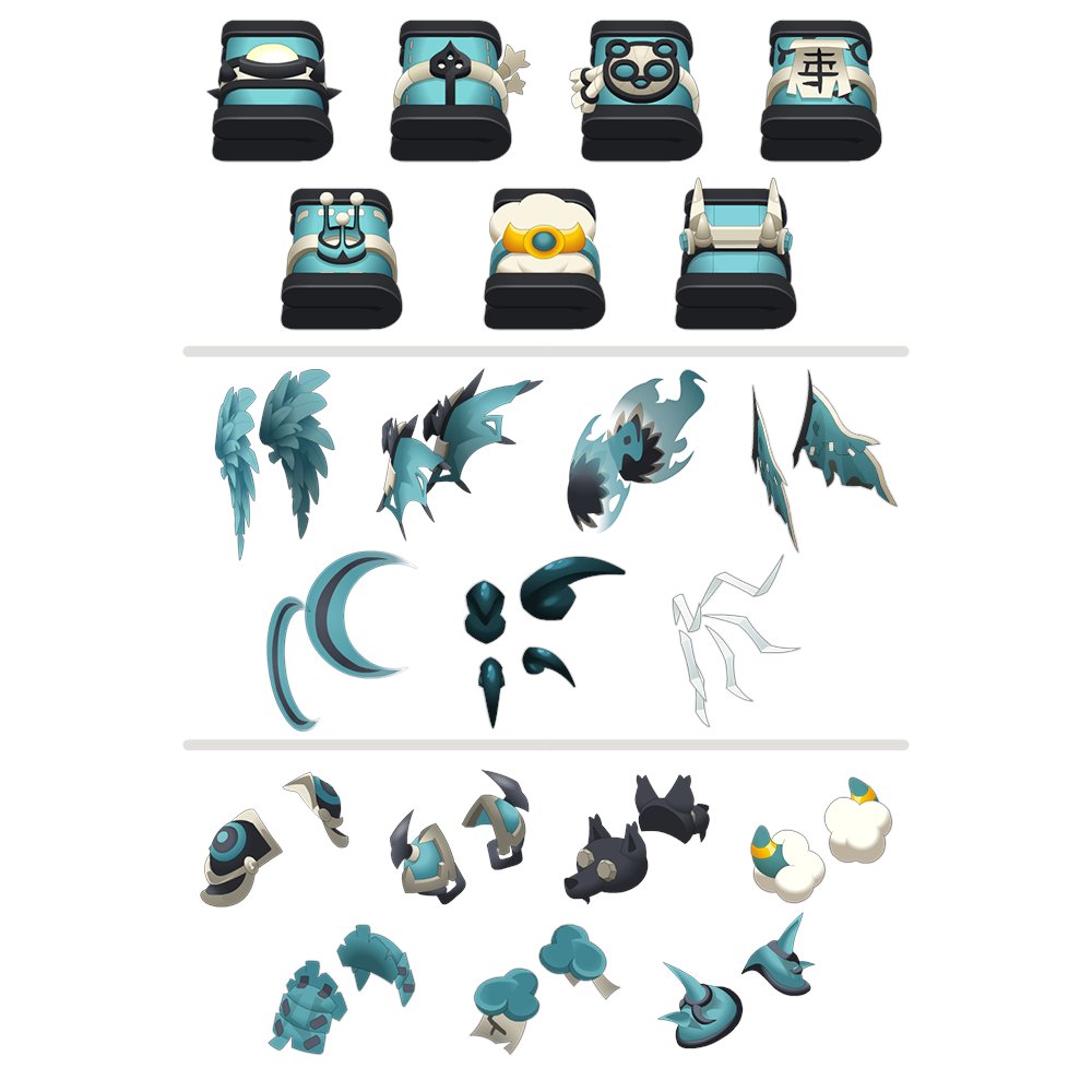 SkinDofusUnity's tweet image. Pour la sortie de Dofus Unity (3.0), @AnkamaGames propose 4 packs cosmétiques à l'achat ! 
"Du Skill il en faut, mais toujours avec Style!" 
Voici les visuels des apparats qui seront à disposition dans les packs ! (colorivants)
#DOFUS #DofusUnity #Dofus3
