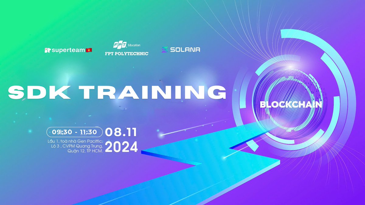 loc_than's tweet photo. 99 students are ready for the SDK workshop! 🎉

📅 08.11.2024
⏰ 09:30 - 11:30
📍 https://t.co/Ijn7ptaTvl
Join us for hands-on sessions with top experts and real-world challenges.

#SDKWorkshop #FPTPolytechnic #BMUDPM
@Solana @SuperteamVN https://t.co/5zn6FuGvGf