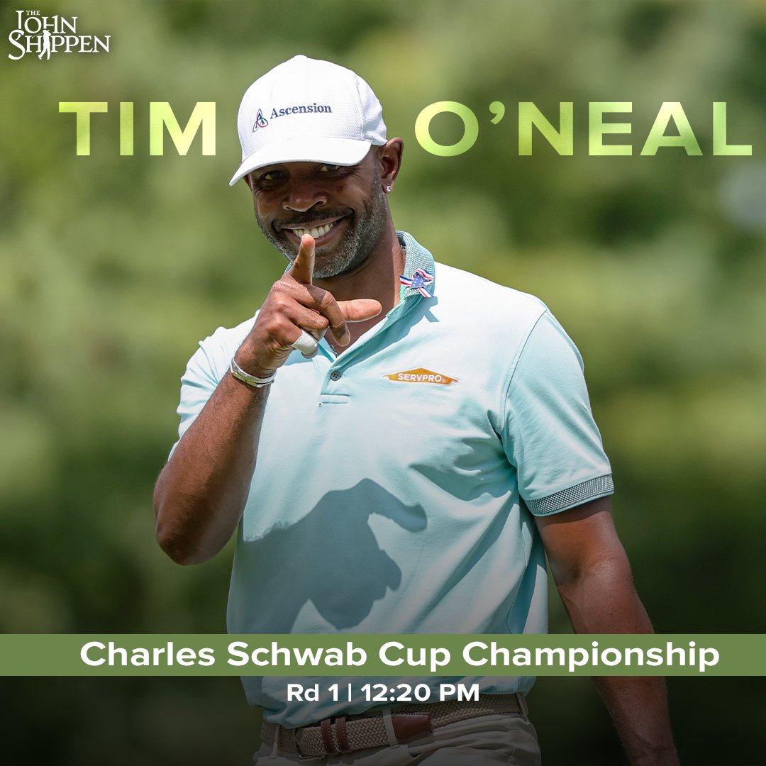 Best of luck to Tim O'Neal today in the Charles Schwab Cup Championship. The top 36 of the Schwab  Cup Ranking play in this end of season tournament. O'Neal ranks as #14! Go get 'em Tim!