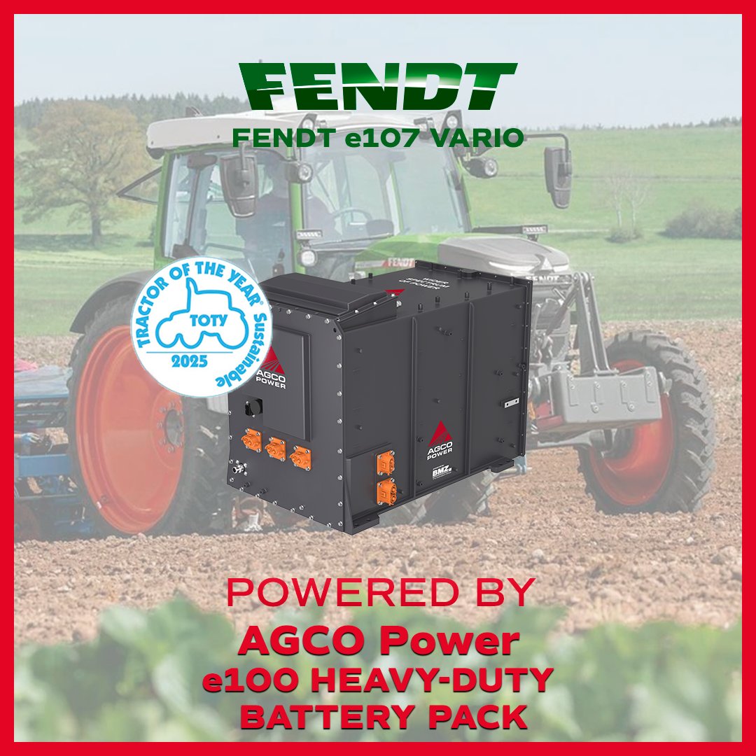 The Tractor of the Year Award 2025 winners were chosen this week in Italy. AGCO Power is proud to power two of the winners and we congratulate <a href="/Fendt_nl/">Fendt</a>  for an incredible double nomination! 🏆🏆