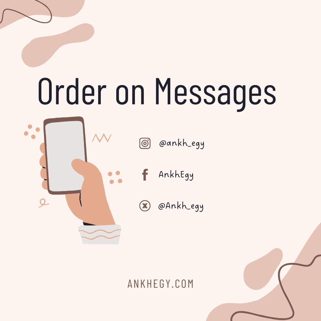 Ankh_egy's tweet image. We are upgrading our website! We will carry out your orders over messages, in the meantime. Please send us a message on Instagram, Facebook, or X (Twitter) and order today!

#ShopAtAnkh #ordertoday #UpgradingYourExperience