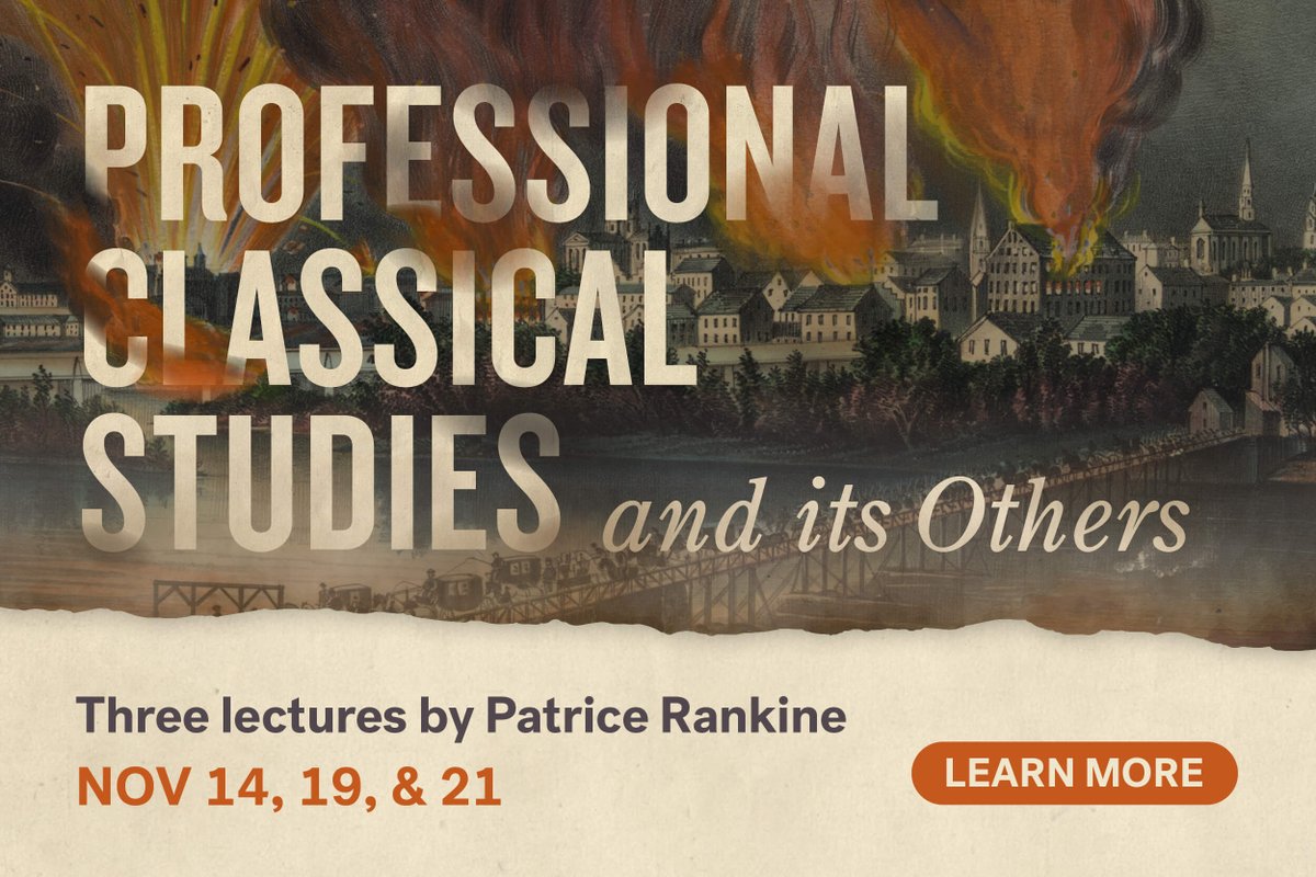 Penn Arts & Sciences (@pennsas) on Twitter photo Next Thursday, November 14, special guest Patrice Rankine will kick off his three-part series on Classical Studies! Join him as he analyzes the past and present of Classical Studies.
For more info, visit bit.ly/4fciWpJ
<a href="/Penn/">Penn</a> <a href="/PennLifelong/">Penn Alumni Lifelong Learning</a> <a href="/Pennalumni/">Penn Alumni</a> <a href="/CollegeAtPenn/">College at Penn</a> Next Thursday, November 14, special guest Patrice Rankine will kick off his three-part series on Classical Studies! Join him as he analyzes the past and present of Classical Studies.
For more info, visit bit.ly/4fciWpJ
<a href="/Penn/">Penn</a> <a href="/PennLifelong/">Penn Alumni Lifelong Learning</a> <a href="/Pennalumni/">Penn Alumni</a> <a href="/CollegeAtPenn/">College at Penn</a>